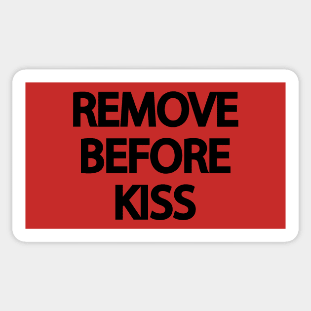 Remove before kiss aviation design Sticker by Avion